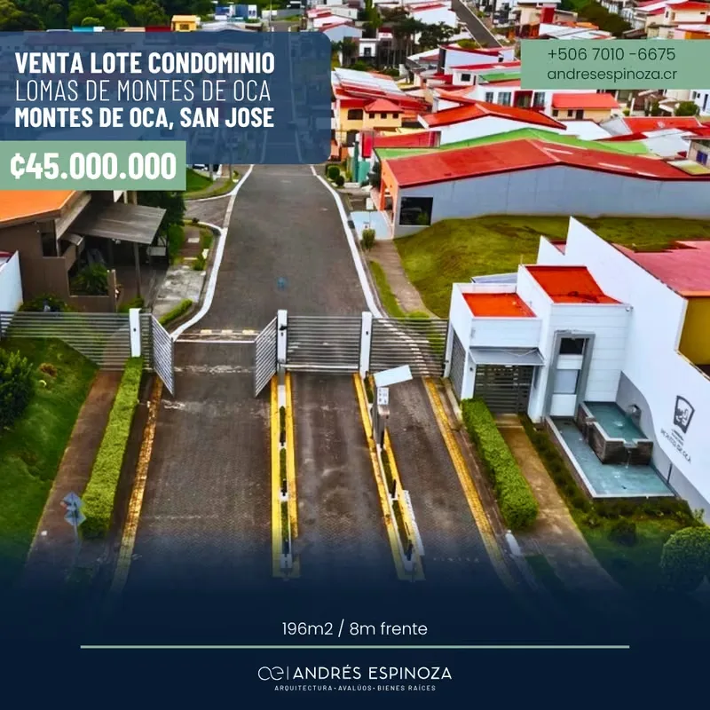 AE ARQUITECTURA | LOT FOR SALE LOMAS MONTES DE OCA CONDOMINIUM AE 1280
