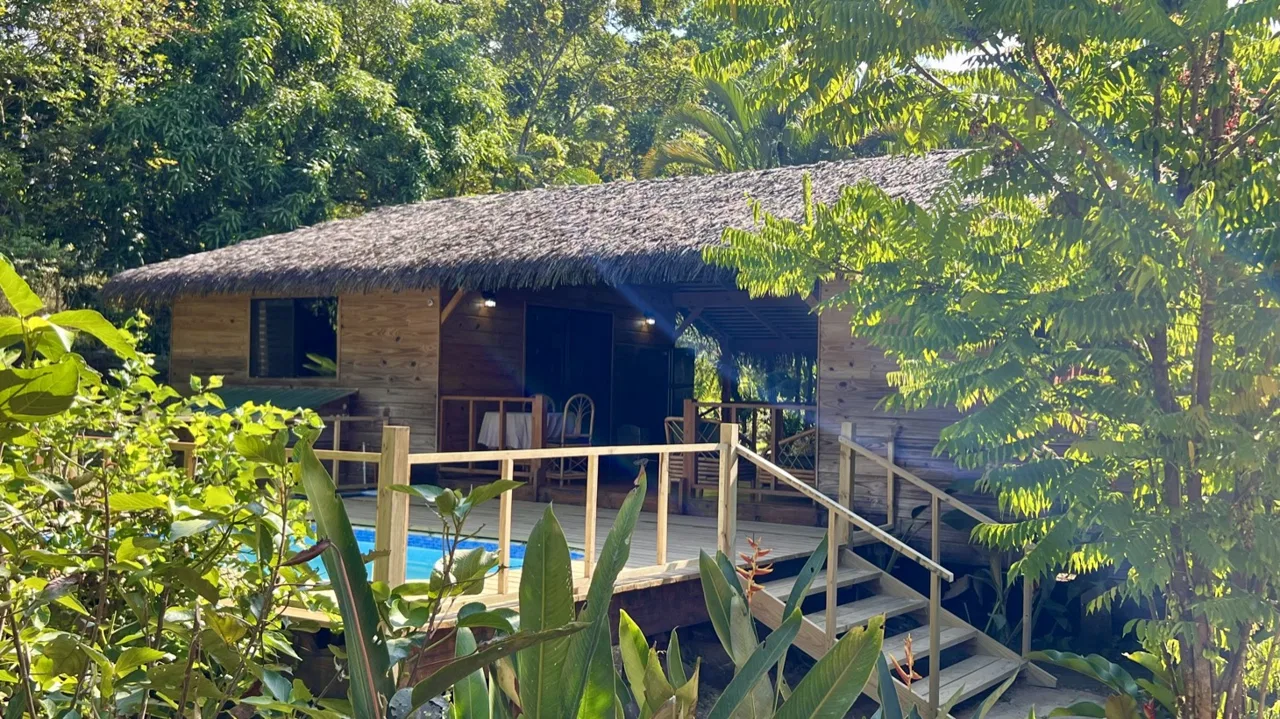 TROPICAL WOODEN STILT HOME IN OJOCHAL – RUSTIC CHARM & INVESTMENT POTENTIAL – 0.5 ACRES