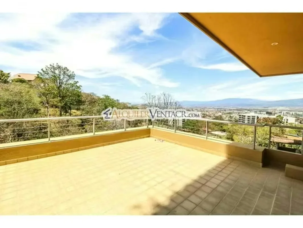 Apartamento full amueblado en alquiler en San Rafael de Escazú, ubicado en 1er piso y de un solo nivel, con amplia terraza y hermosas vistas., photo 3
