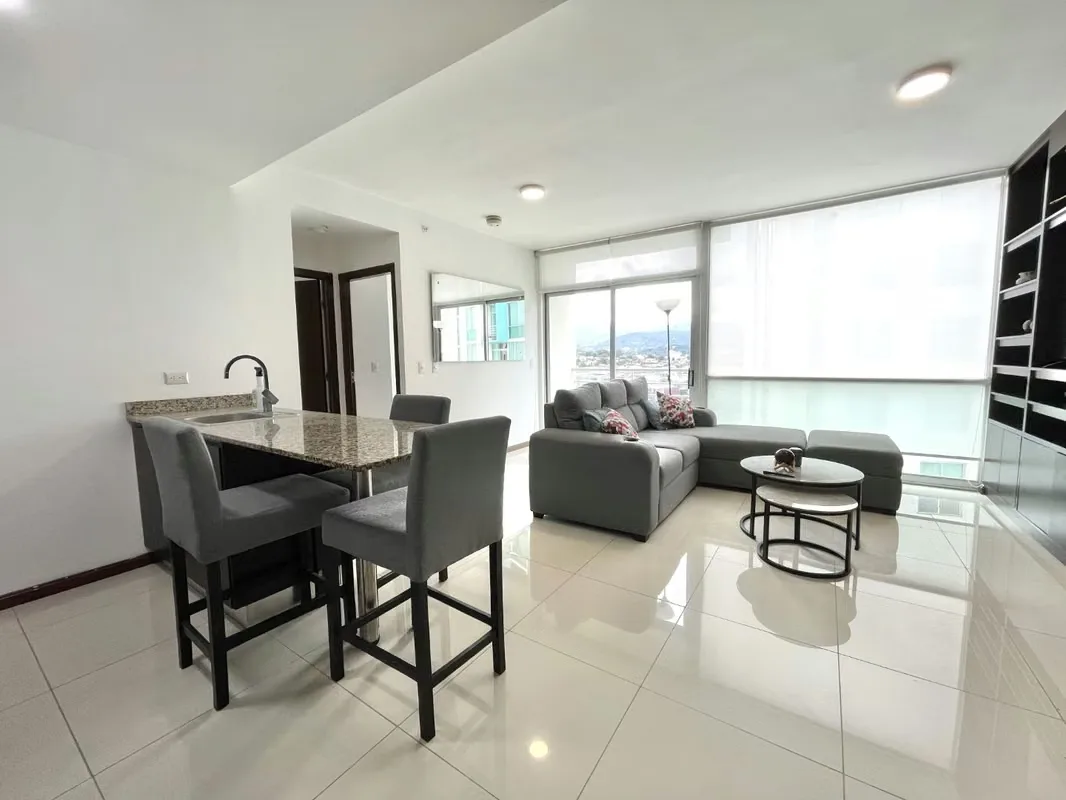 Rental apartment furnished in Bambu Eco Urbano condo, located in San Sebastian, with immediate access to Circumvalation.