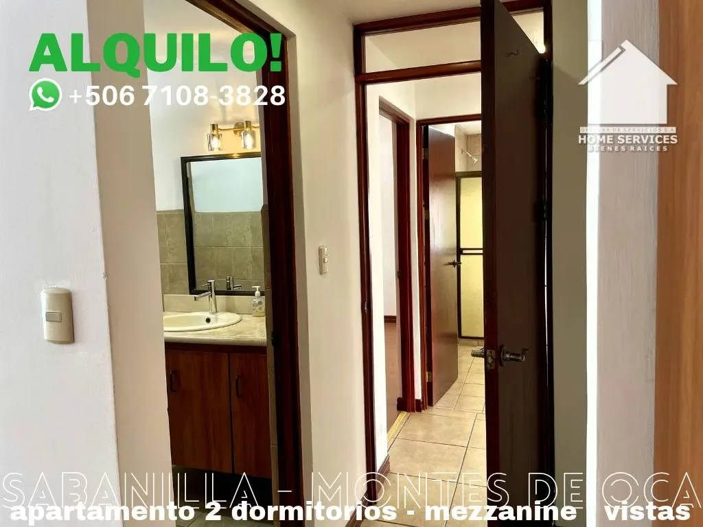 FOR RENT! 2 Bedrooms, Mezzanine, Views – Sabanilla, Montes de Oca., photo 16