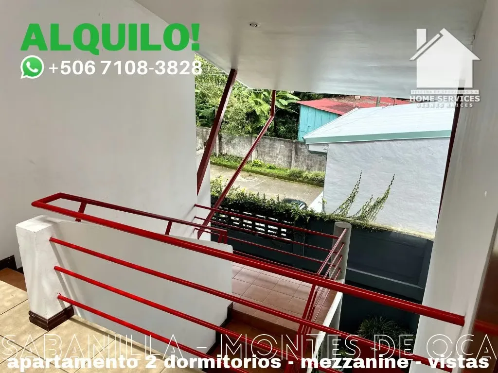 FOR RENT! 2 Bedrooms, Mezzanine, Views – Sabanilla, Montes de Oca., photo 3