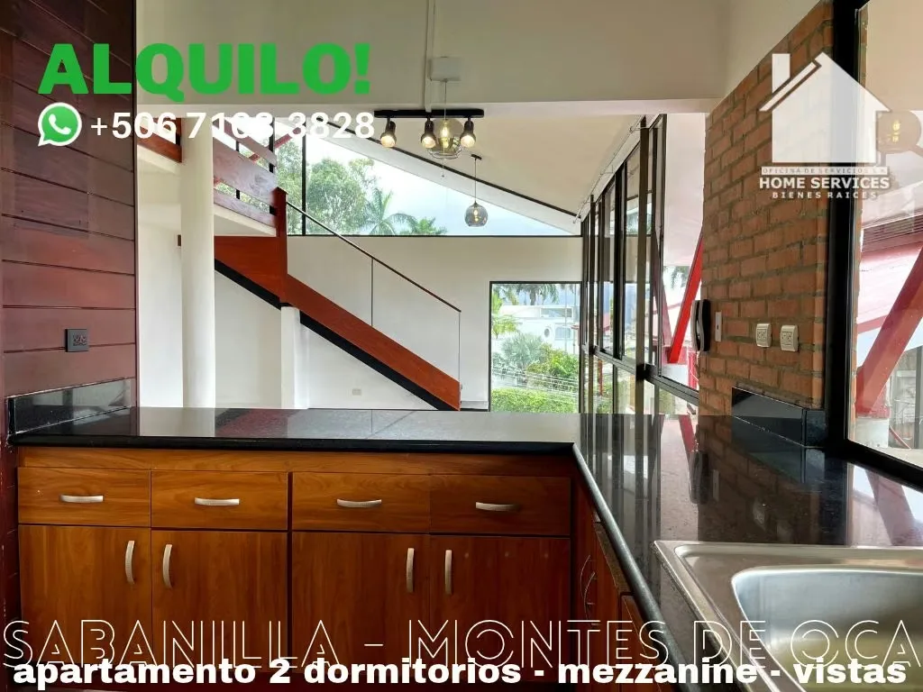 FOR RENT! 2 Bedrooms, Mezzanine, Views – Sabanilla, Montes de Oca., photo 5