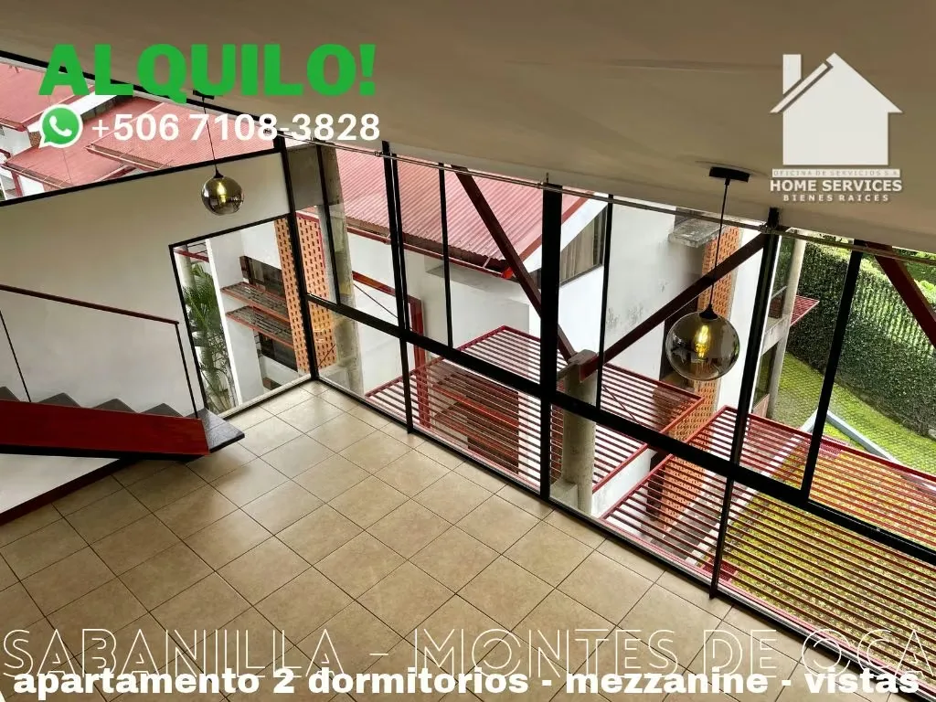 FOR RENT! 2 Bedrooms, Mezzanine, Views – Sabanilla, Montes de Oca., photo 6