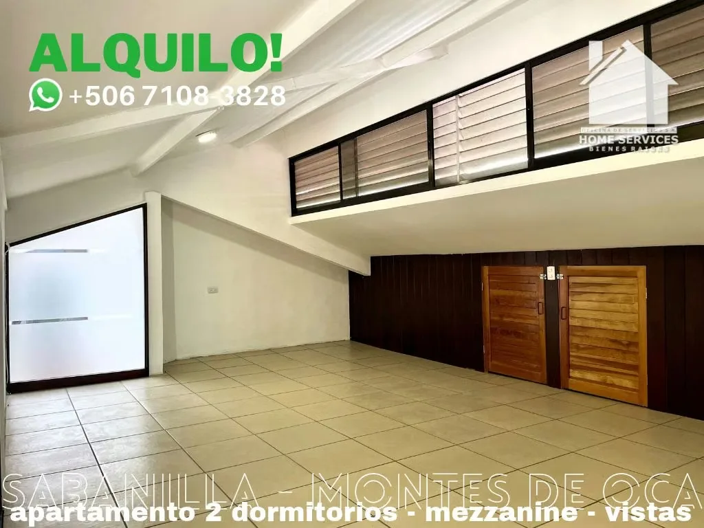 FOR RENT! 2 Bedrooms, Mezzanine, Views – Sabanilla, Montes de Oca., photo 7