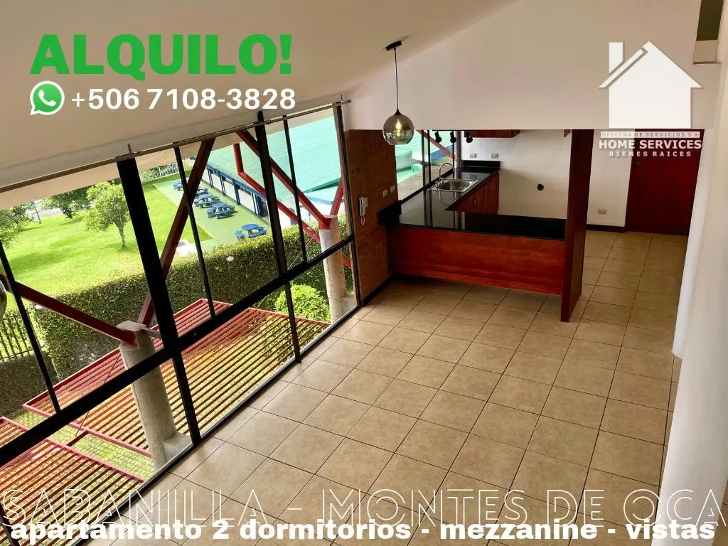 FOR RENT! 2 Bedrooms, Mezzanine, Views – Sabanilla, Montes de Oca., photo 8