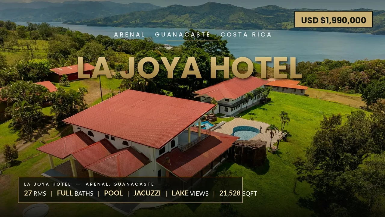 27-Room Hotel for Sale - Lake Arenal Views, Guanacaste