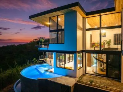 Impresionante casa con vistas al mar y al atardecer con casa de huéspedes, photo 3