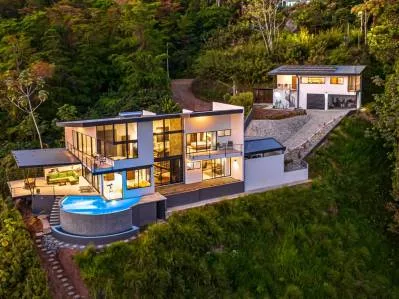 Impresionante casa con vistas al mar y al atardecer con casa de huéspedes, photo 9