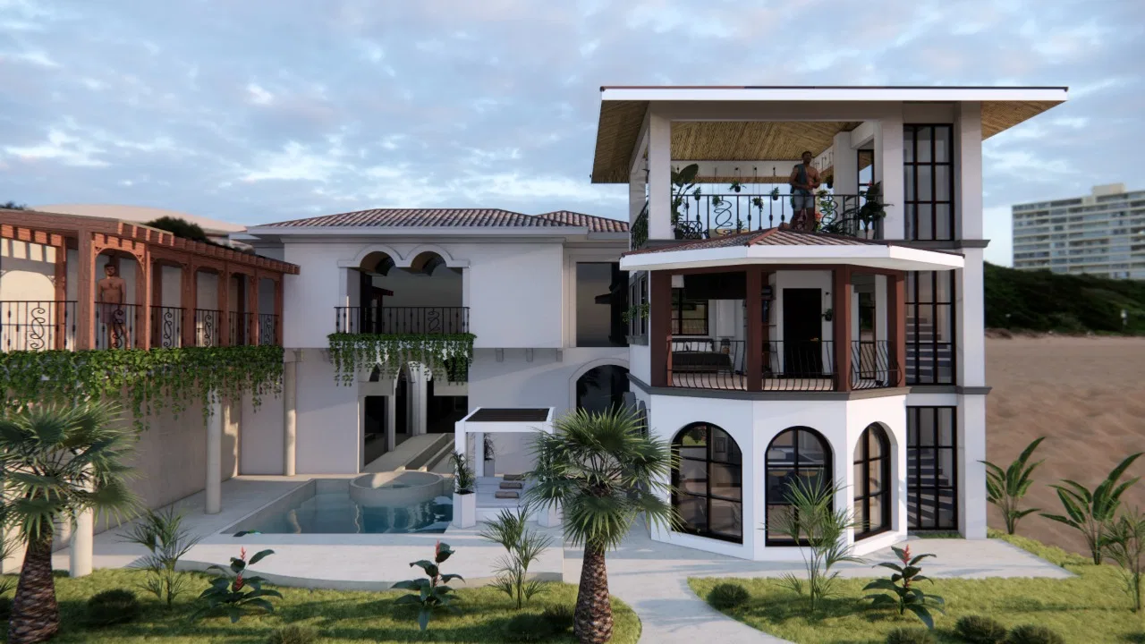 Titled Beachfront Estate in Playa Hermosa - Fully Permitted & Ready to Build