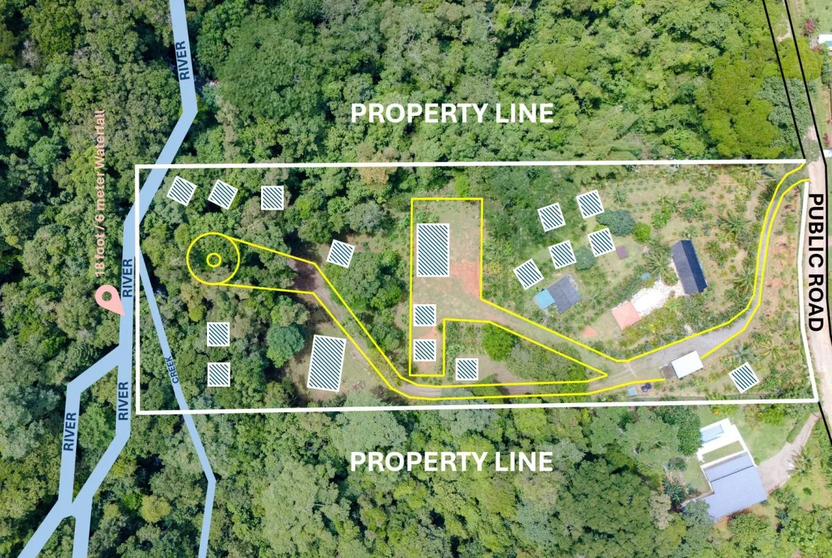 HOUSE WITH WATERFALL ACCESS AND PRIVACY CLOSE TO UVITA AND OJOCHAL – 3.8 ACRES, photo 11