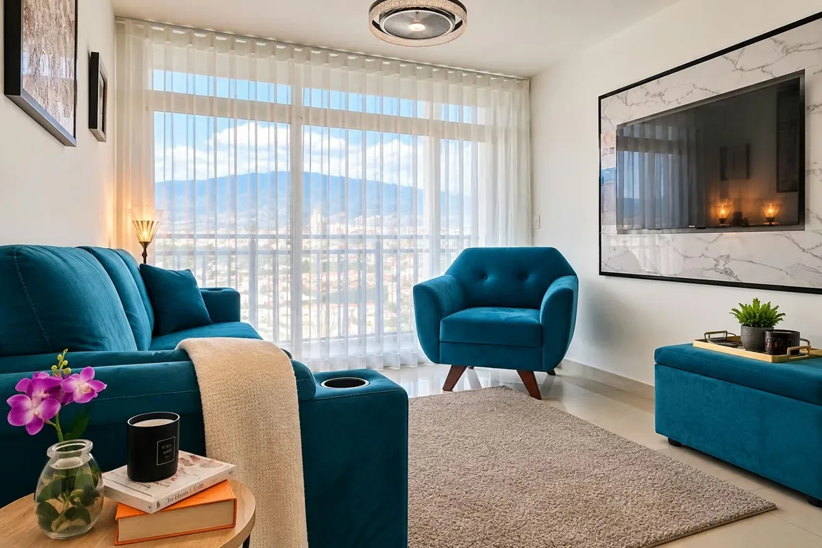 Furnished apartment for rent - Bambu Rivera, Tibás
