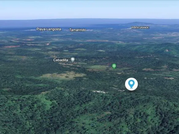Ocean view land in la concha verde, close to tamarindo