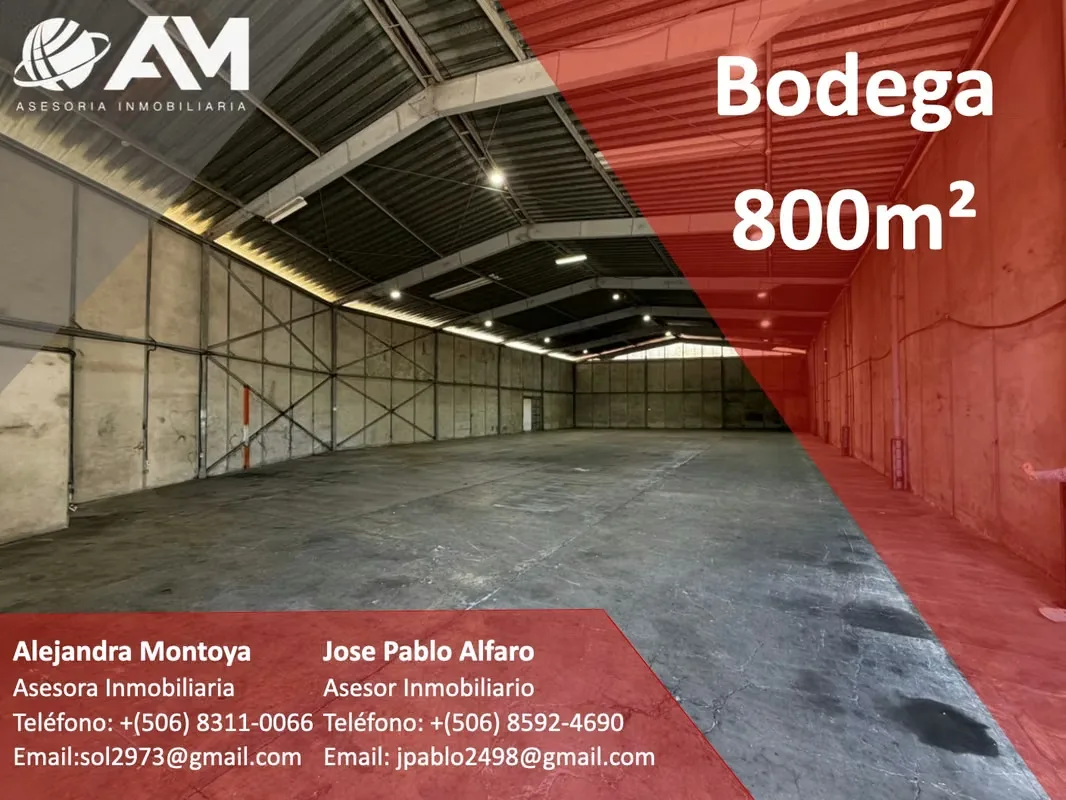 CONTAMOS CON BODEGAS Y NAVES INDUSTRIALES EN TODO EL GAM, CONTACTENOS ...