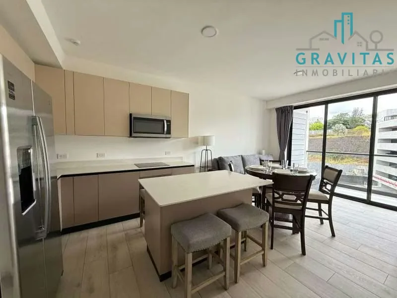 Apartment for rent in the new tower of Condominio Núcleo Sabana. This fully furnished, one-bedroom apartment features:, photo 7