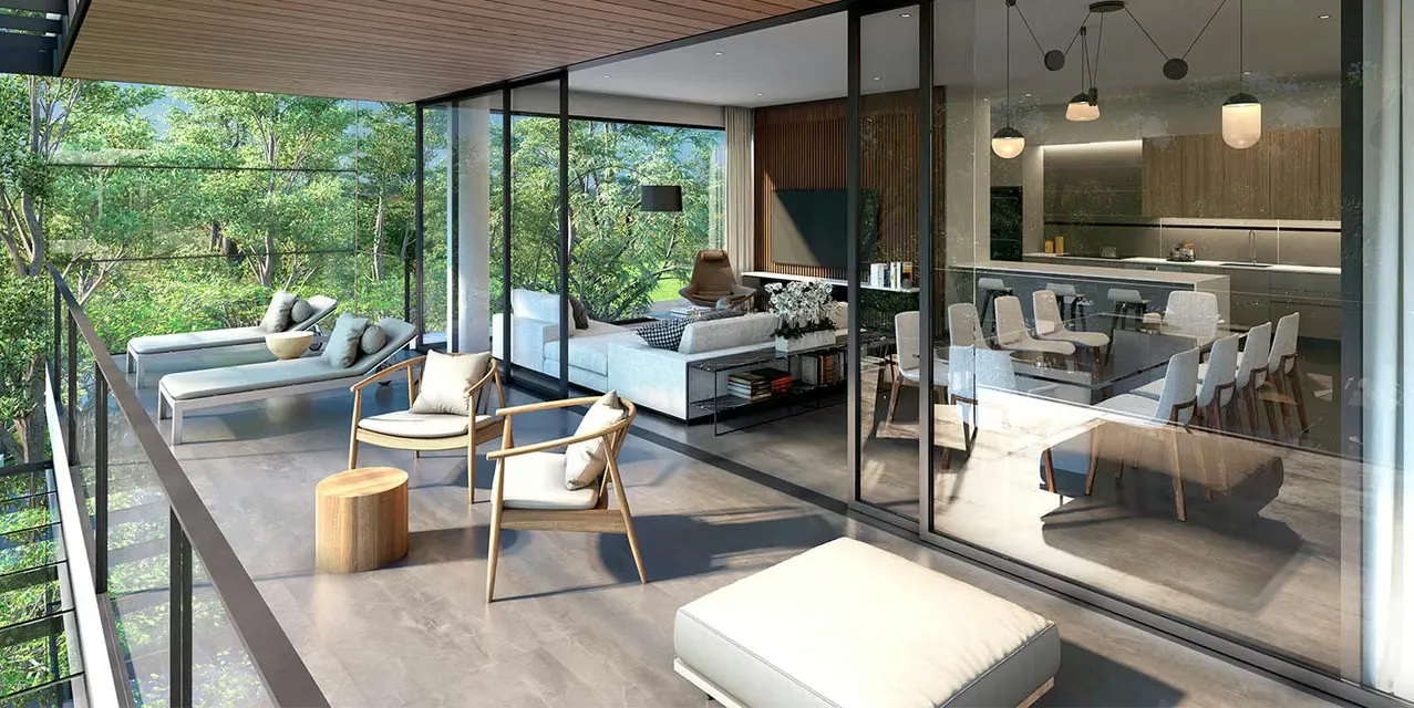 Apartment 3BR in Escazu Attali - Nature Views - Terrace & Central
