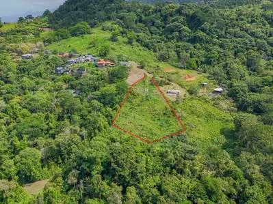 Lote con vista al mar, selva tropical y montaña en la jungla, photo 3