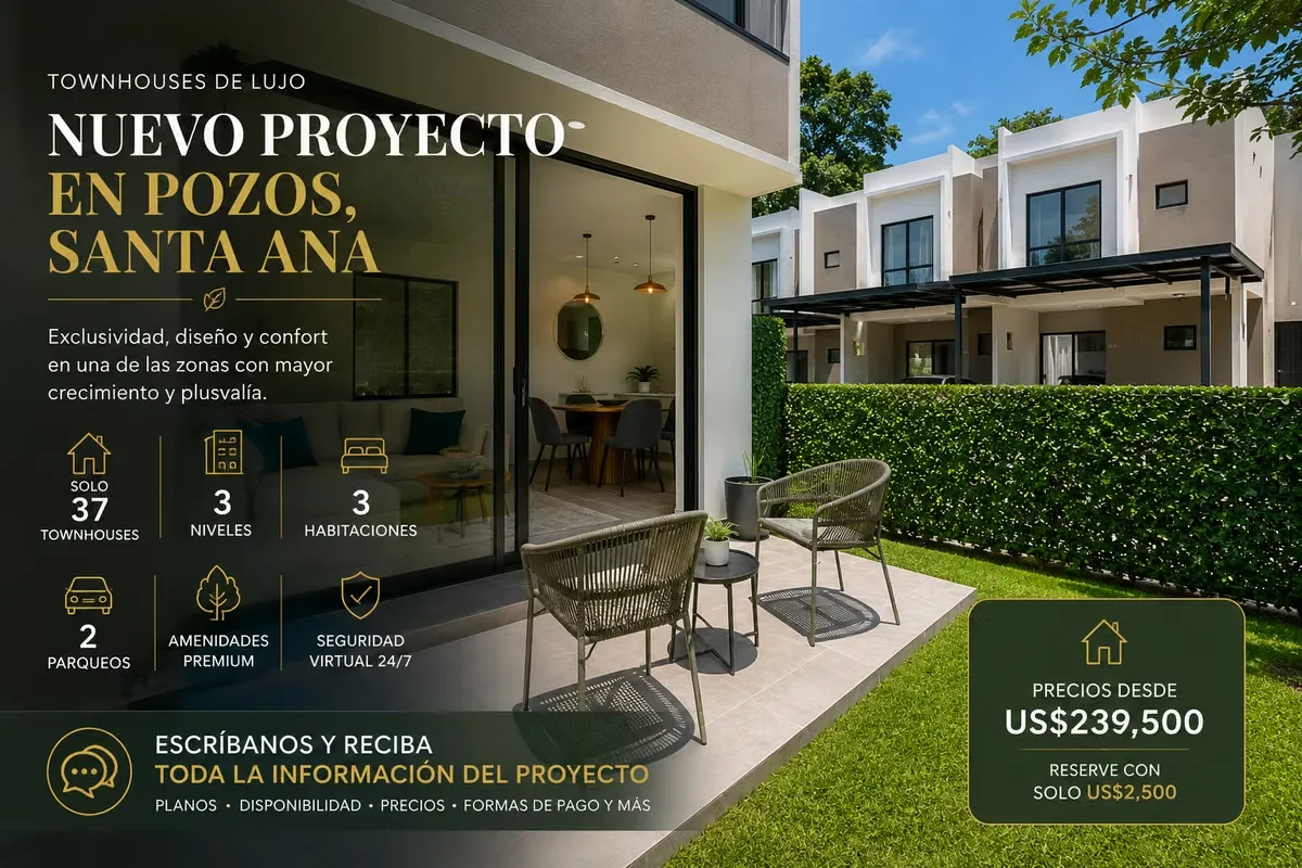 Luxury Townhomes for Sale | Pozos Norte, Santa Ana