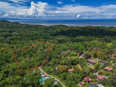 Un gran lote de 3,92 acres con vista a la montaña, al océano y a la jungla en el corazón de Ojochal, photo 4