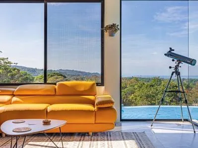 Impresionante casa personalizada con vista al mar y al atardecer y casa de huéspedes, photo 9