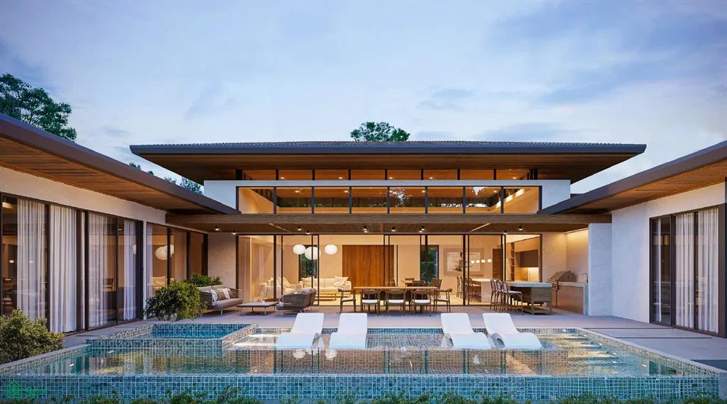 Residencia de Estilo Tropical Moderno