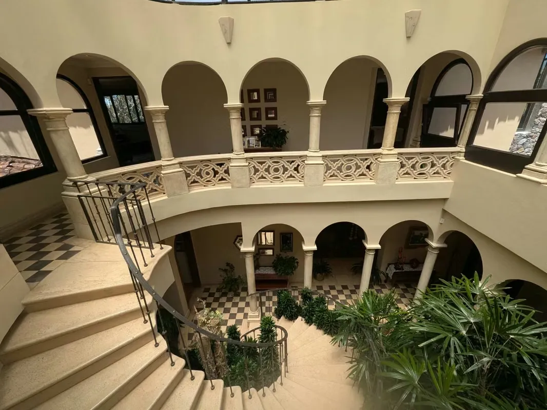 First Floor: Living room, dining room, library or office, kitchen with breakfast bar, two large pantries. Large terrace, half guest bathroom, laundry room, laundry room, full service ...