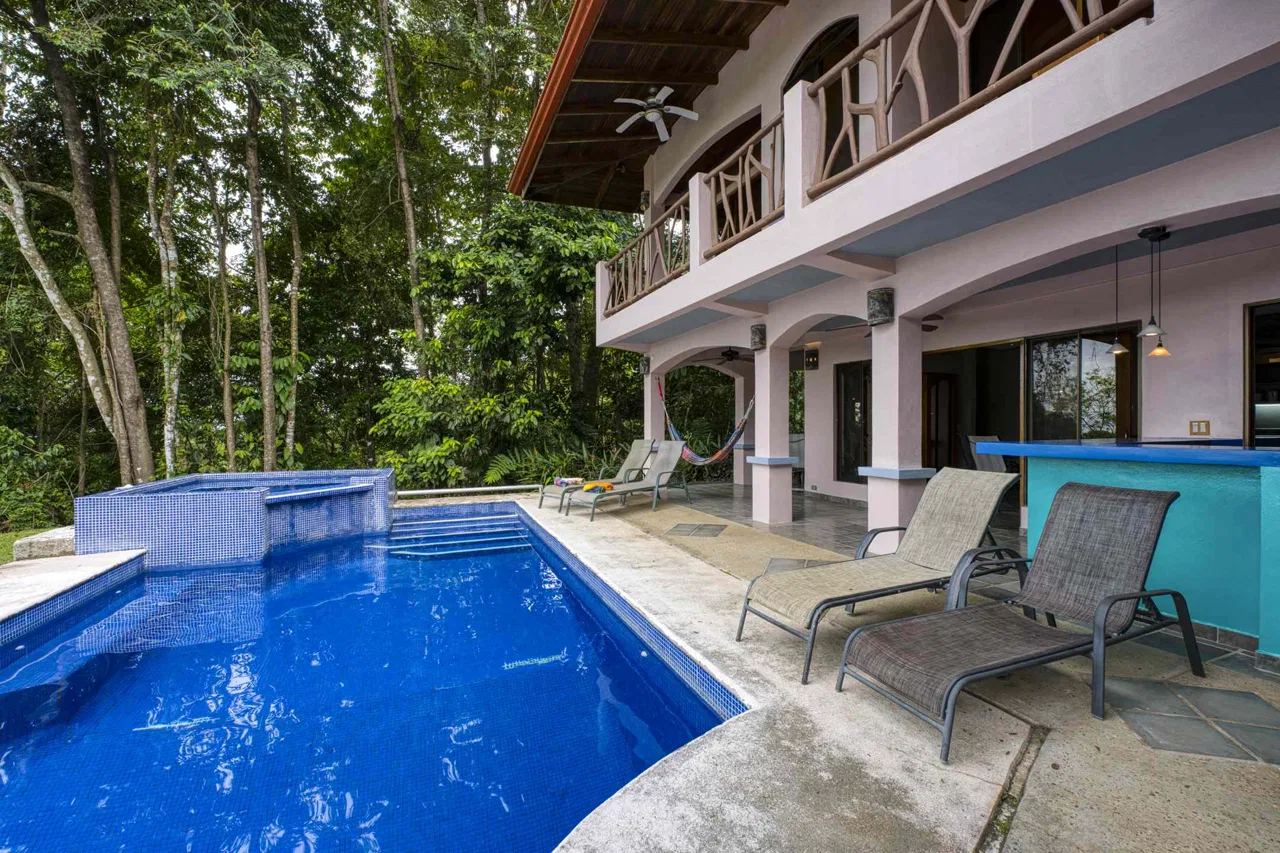 Ocean View 3-Bedroom Home in Cinco Ventanas with Pool & Privacy in Ojochal Costa Rica