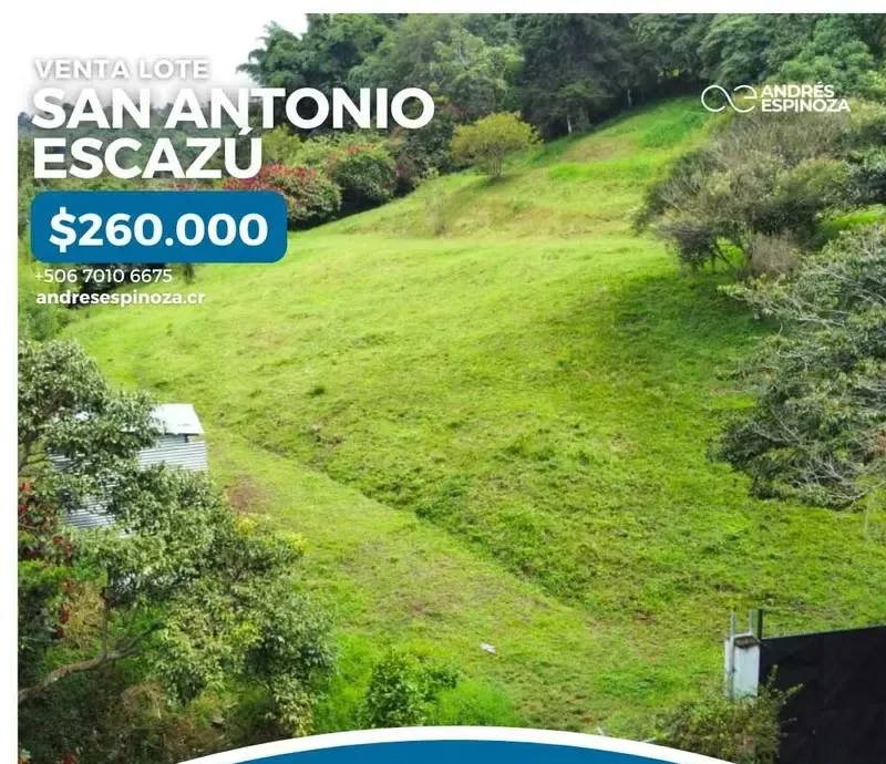 AE ARQUITECTURA | FOR SALE LOT IN SAN ANTONIO, ESCAZÚ 1190