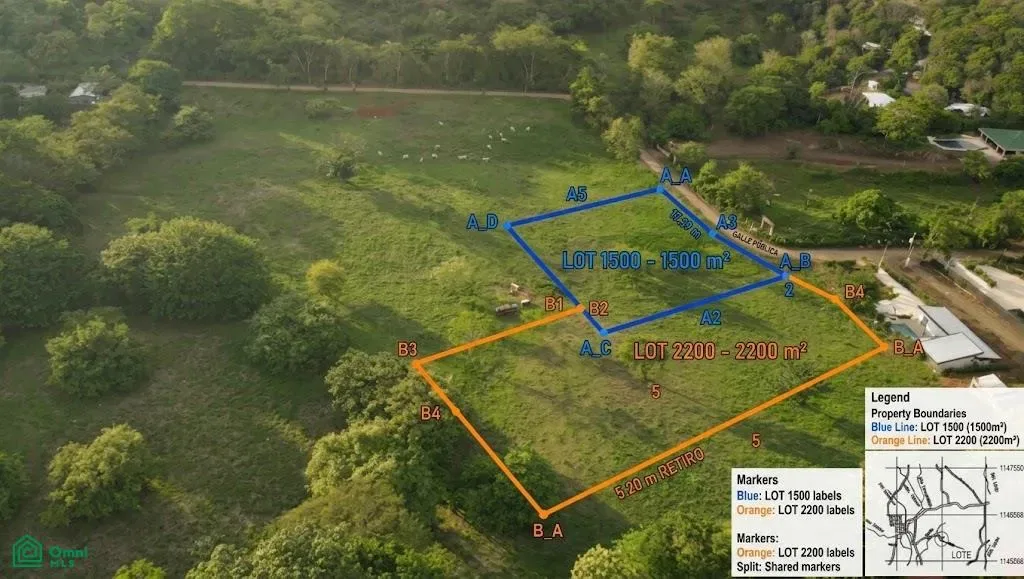 Lot 1500m2 Matapalo, Cabo Velas, Guanacaste 50308