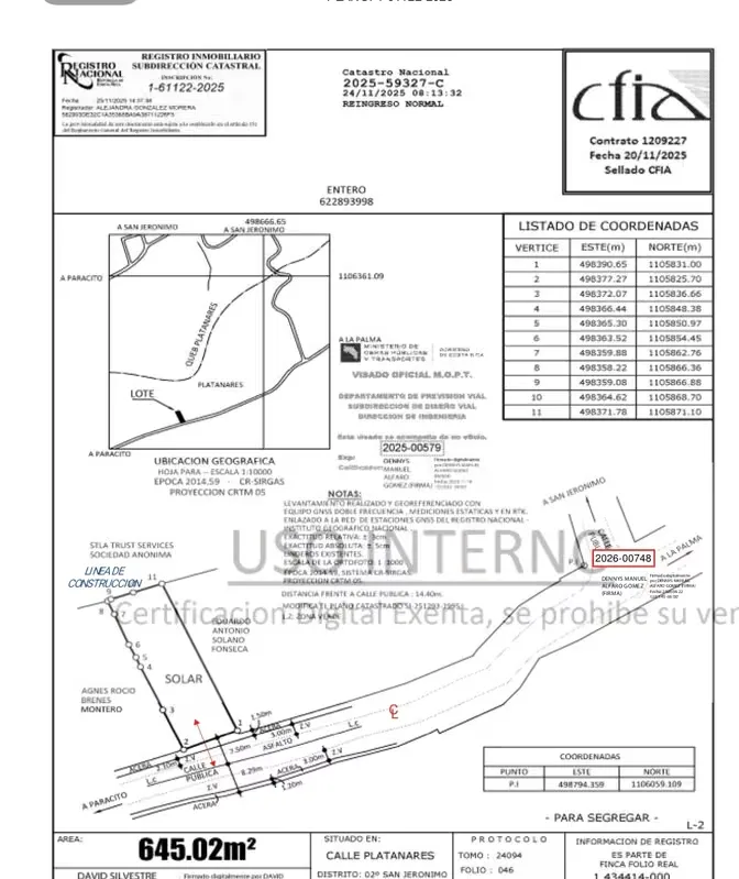 Hermoso Lote en Venta con Espectacular Vista a las Montañas – Platanares de Moravia, photo 4