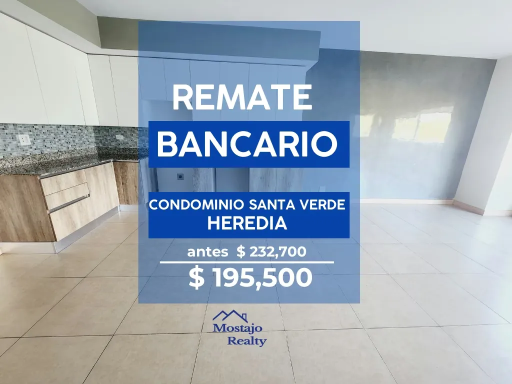 Beautiful spacious apartment with spectacular view, located in San Francisco de Heredia in Condominio Santa Verde, El Higueron, surrounded by commercial areas.