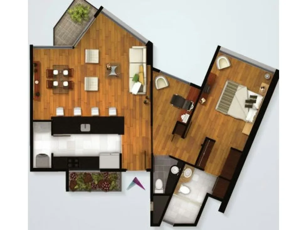 VENTA DE APARTAMENTO AMUEBLADO, ROHRMOSER, CONDOMINIO VISTAS DE NUNCIATURA, photo 2