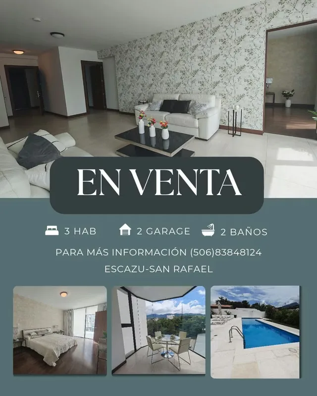 Disfrute de la comodidad, seguridad y exclusividad de vivir en San Rafael de Escazú, una de las ...