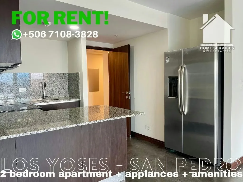 For Rent! 2 Bedrooms, Equipped with Appliances – Los Yoses