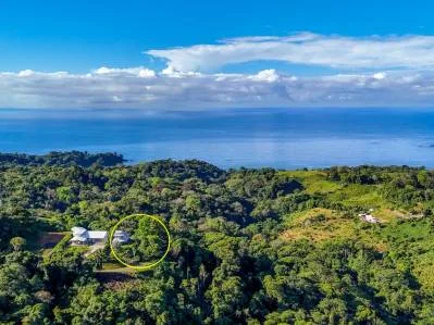 Casa con vista al mar, la selva y la montaña en Ojochal | Entorno selvático protegido, photo 10