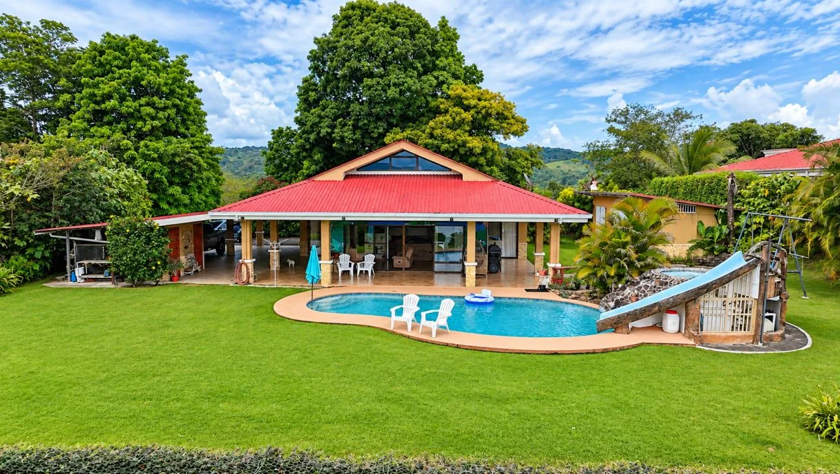 Spectacular Lake Arenal Home with Pool, Lake Views &amp; Expansion Potential