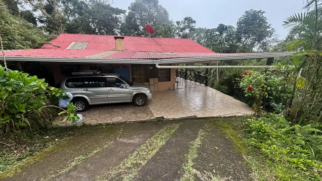 House and 2 cabins. On the same property. Drinking water. Electricity (ICE). Internet. Surrounded by trees. Bird watching. Very quiet. In a rural area 65 kilometres from San José and ...