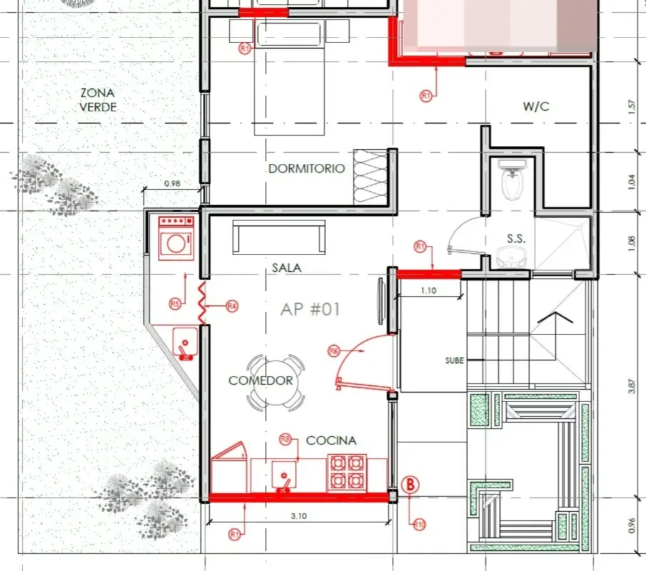 Apartaestudio sin servicios, solo incluye internet, photo 9