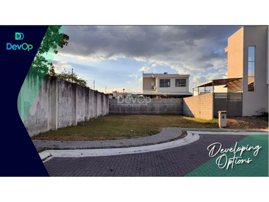 Venta de lote en Condominio Hacienda El Coyol - Alajuela
