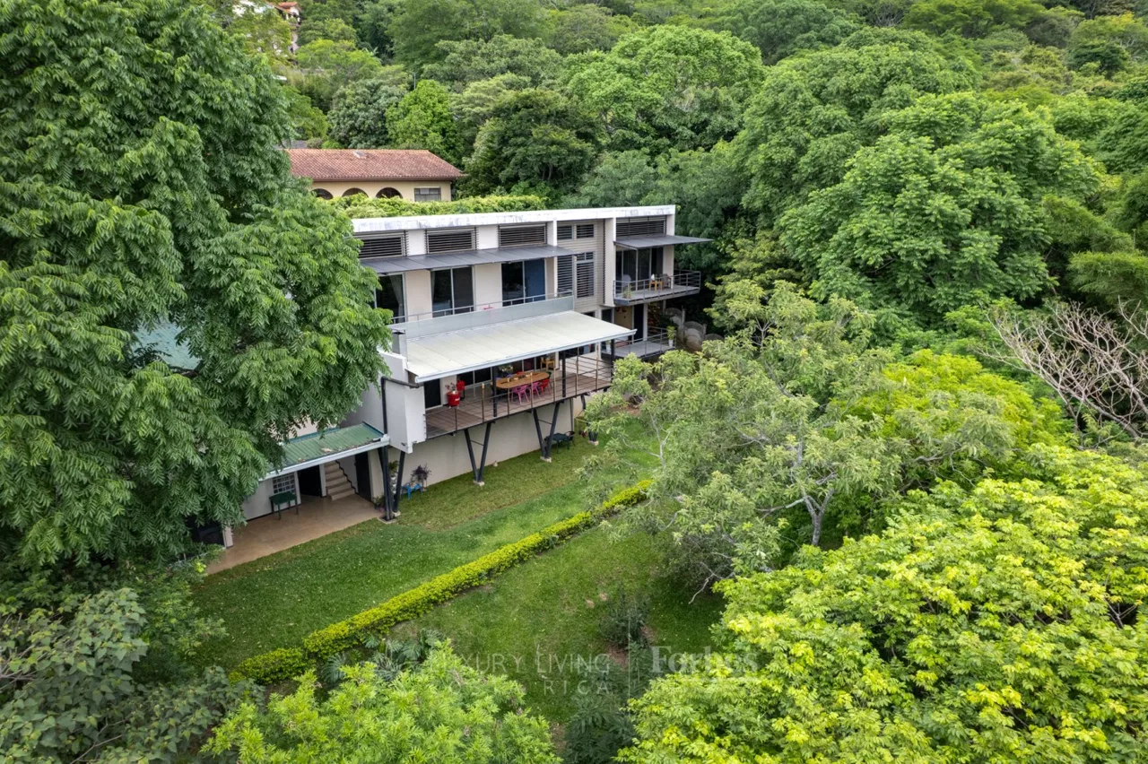 Luxury Three-Story Home Surrounded by Forest in Santa Ana