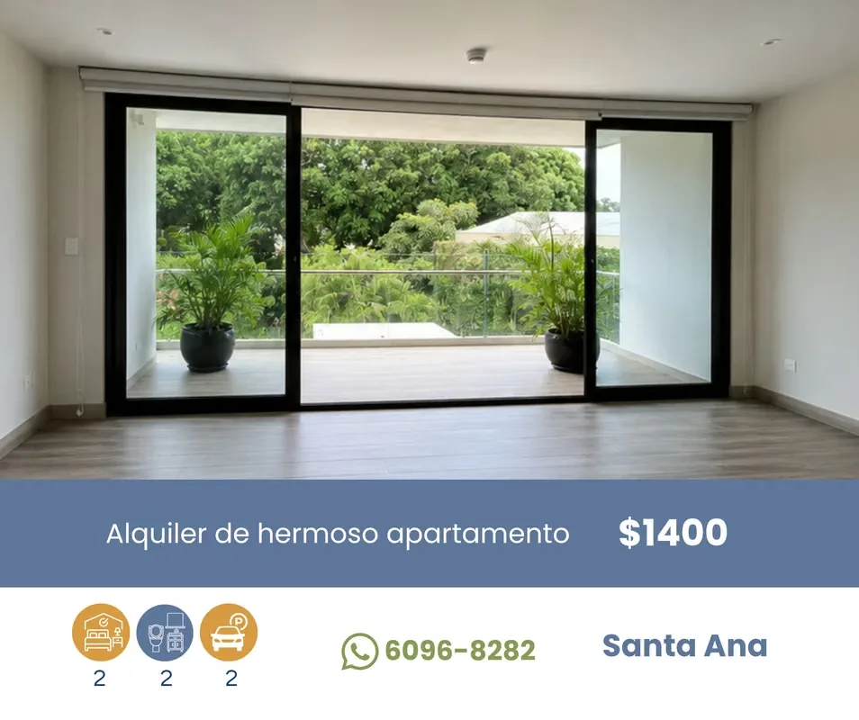 Alquiler de apartamento con línea blanca en Belén