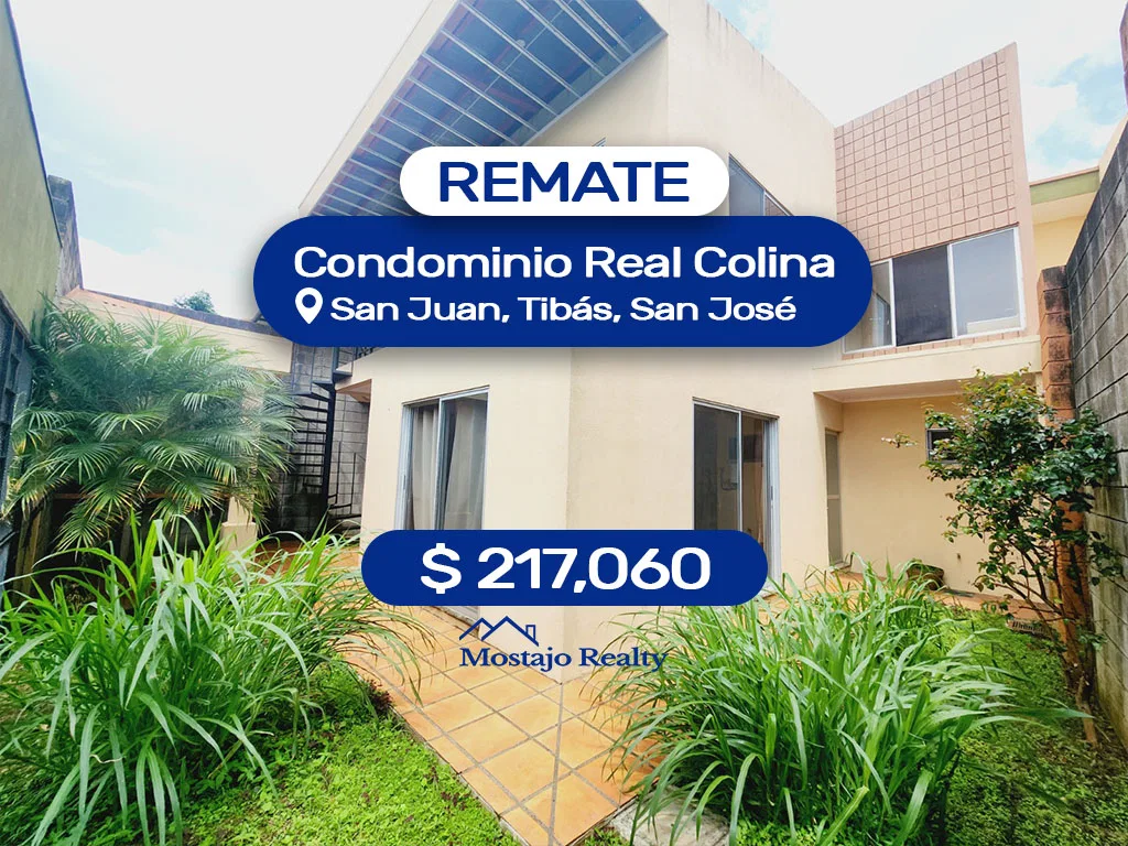 Venta de casa, Condominio Real Colina, Tibás, San Juan