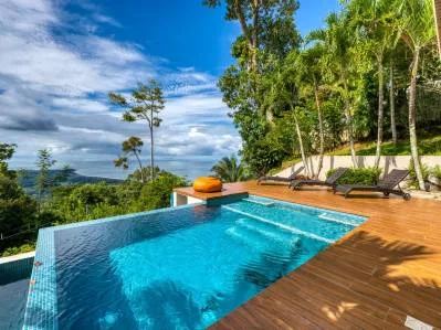 Villa costarricense con vistas a la cola de ballena, photo 9