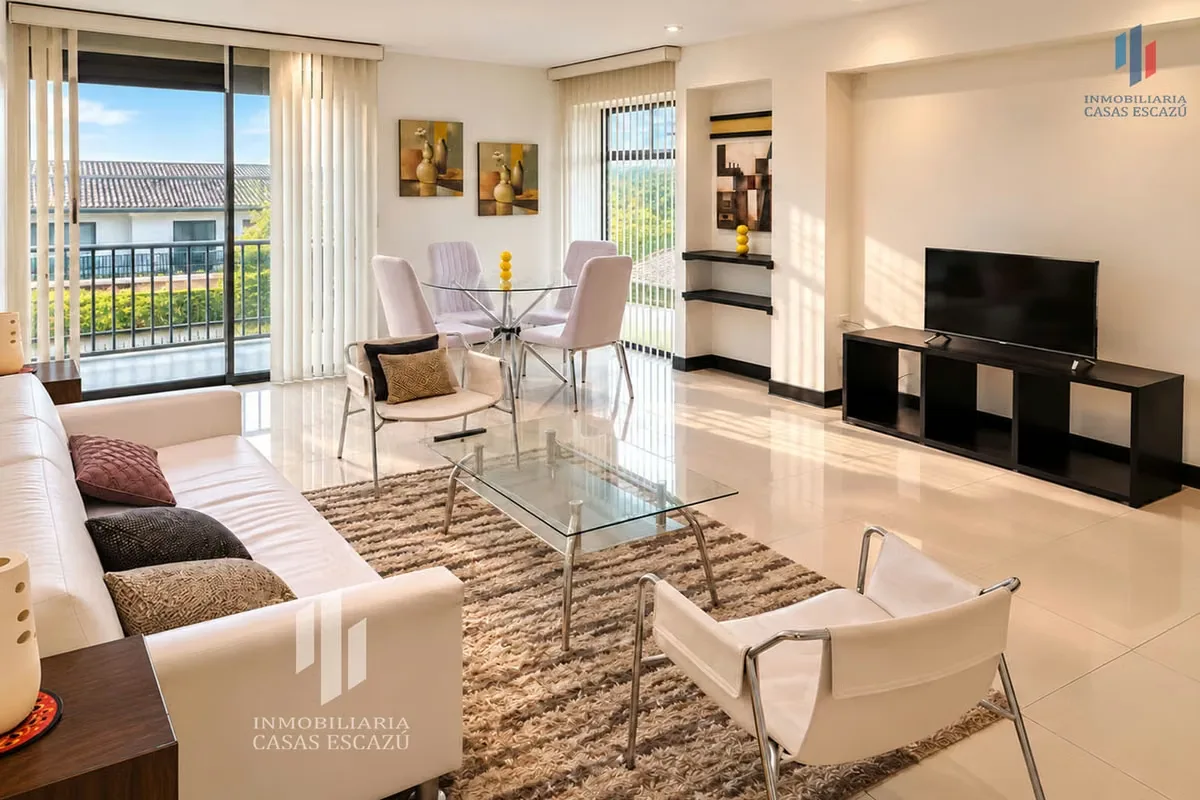 Apartamento en Alquiler Con o Sin Muebles, con Cable y Wi-Fi,  Piscina, Guachipelín Norte, Escazú