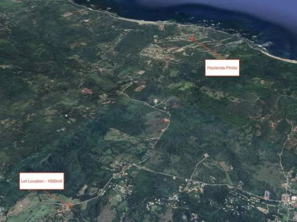 1000m² Lot in Hernandez near Hacienda Pinilla
