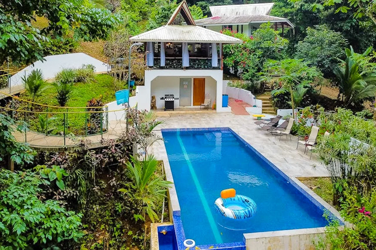 PROPERTY WITH FOUR CABINS AND A BEAUTIFUL CASCADE WITH CREEK, IN TRES RIOS – 2.45 ACRES
