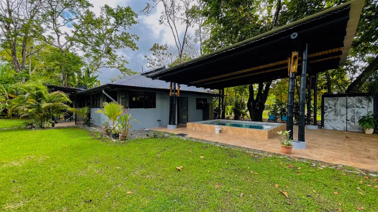 PROPERTY WITH POOL STEPS OF THE BEACH WITH ADJACENT LOT , IN BAHIA BALLENA – 0.49 ACRES