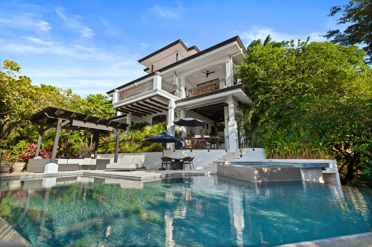 Luxury Hillside Villa with Ocean & Golf Views in Reserva Conchal