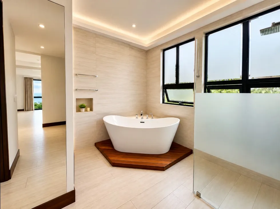 Apartamento contemporáneo de 216 m², ubicado en Lomas del Valle, Pozos de Santa Ana. Su ubicación esquinera, los amplios ventanales y un balcón de 41 m² con vista panorámica hacia ..., photo 13