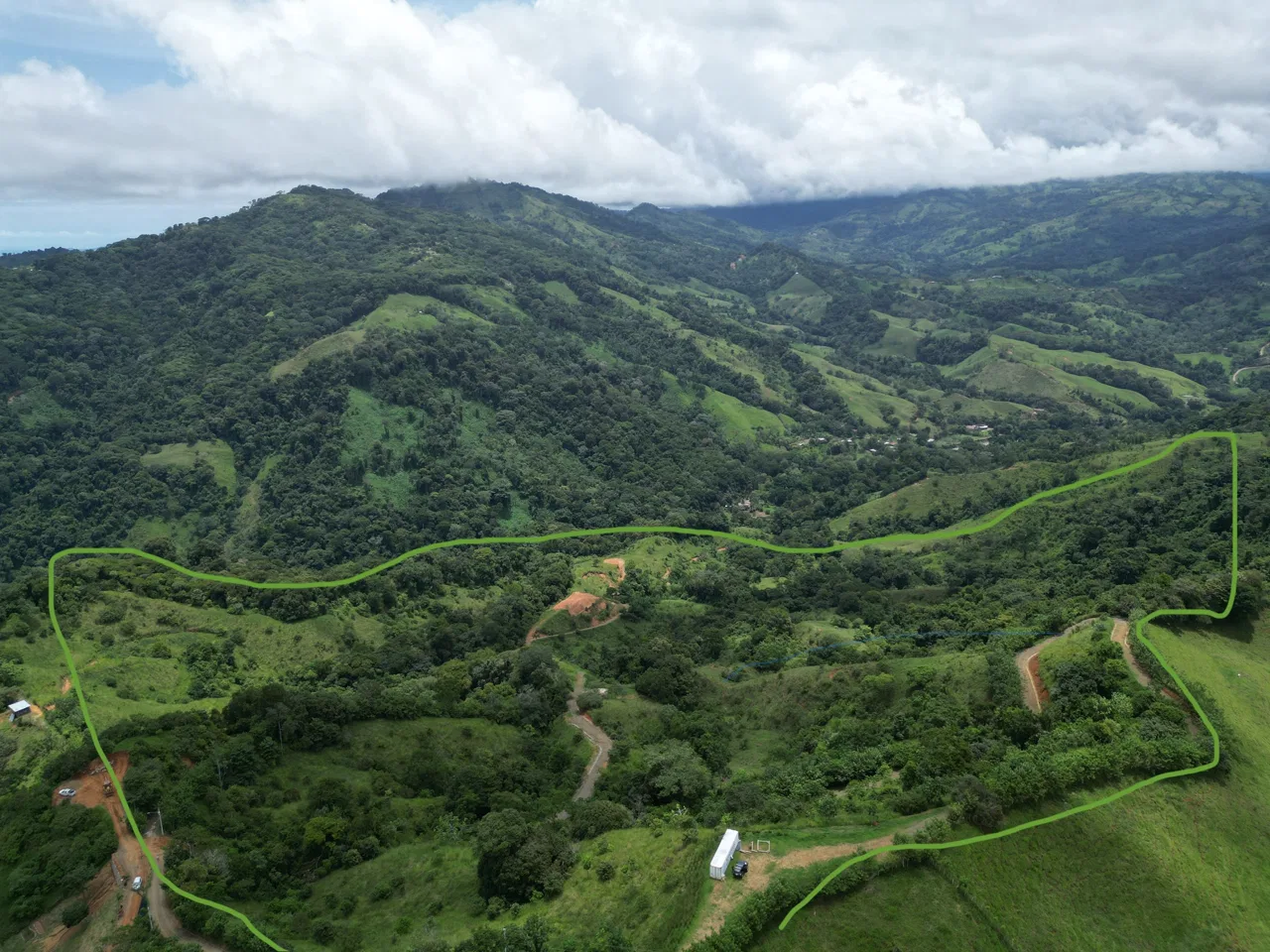 OCEAN & MOUNTAIN VIEW ESTATE WITH RIVER,CREEK, JUNGLE, PASTURE, AND DEVELOPMENT POTENTIAL NEAR DOMINICAL BEACH – 164.8-ACRE, photo 11